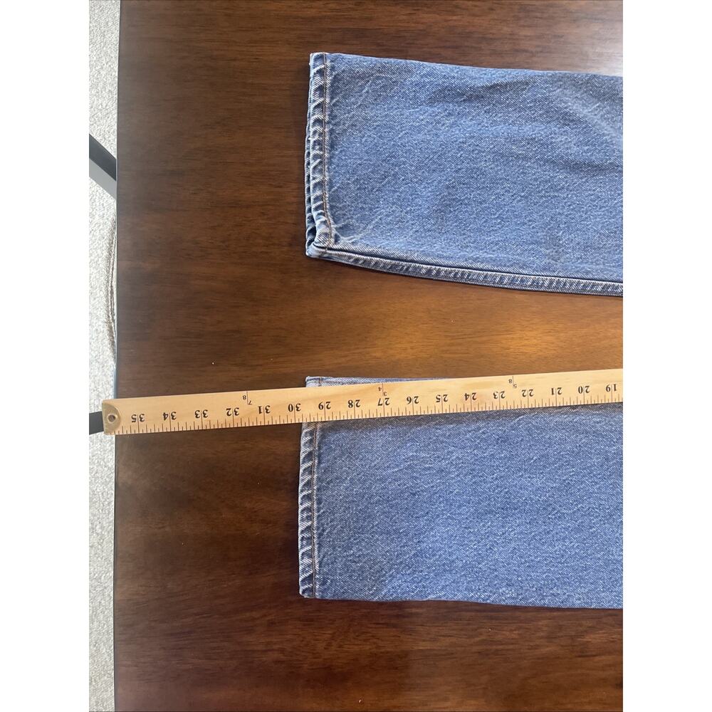 VTG Levis Men 505 Jeans 36x32 Orange Tab Regular Fit Straight Leg Faded 90s - Picture 9 of 9